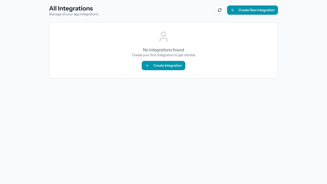 The Numi automation integrations screen showing connected workflow destinations.