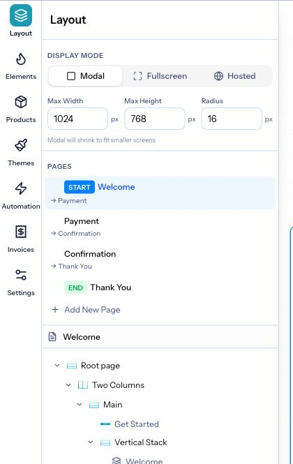 The Numi offer editor products panel showing products attached to an offer.