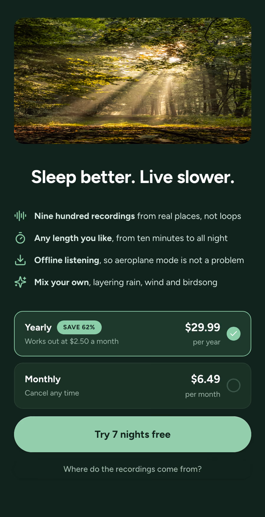 Mobile App Paywall checkout